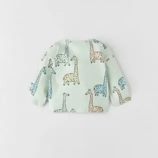 Giraffe Slub Knit T-Shirt - Image 3