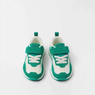 Contrast Green Sneakers - Image 2